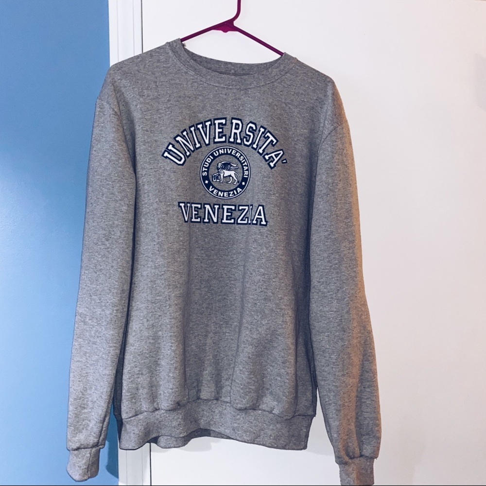 College crewneck